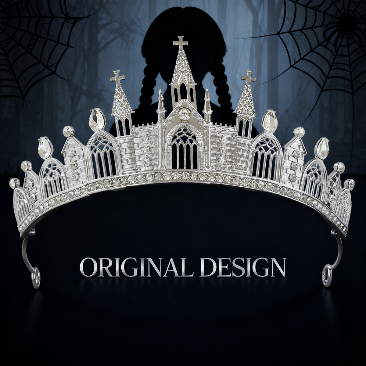 Men'S Accessories And Jewelry - Wednesday's Theme Gothic Niche Vintage Crown