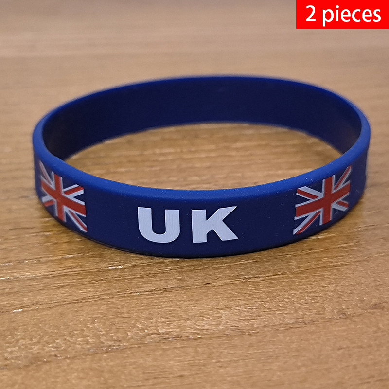 2pcs UK National Flag Wristban - Men'S Accessories Uk incelemesi ve fiyatı