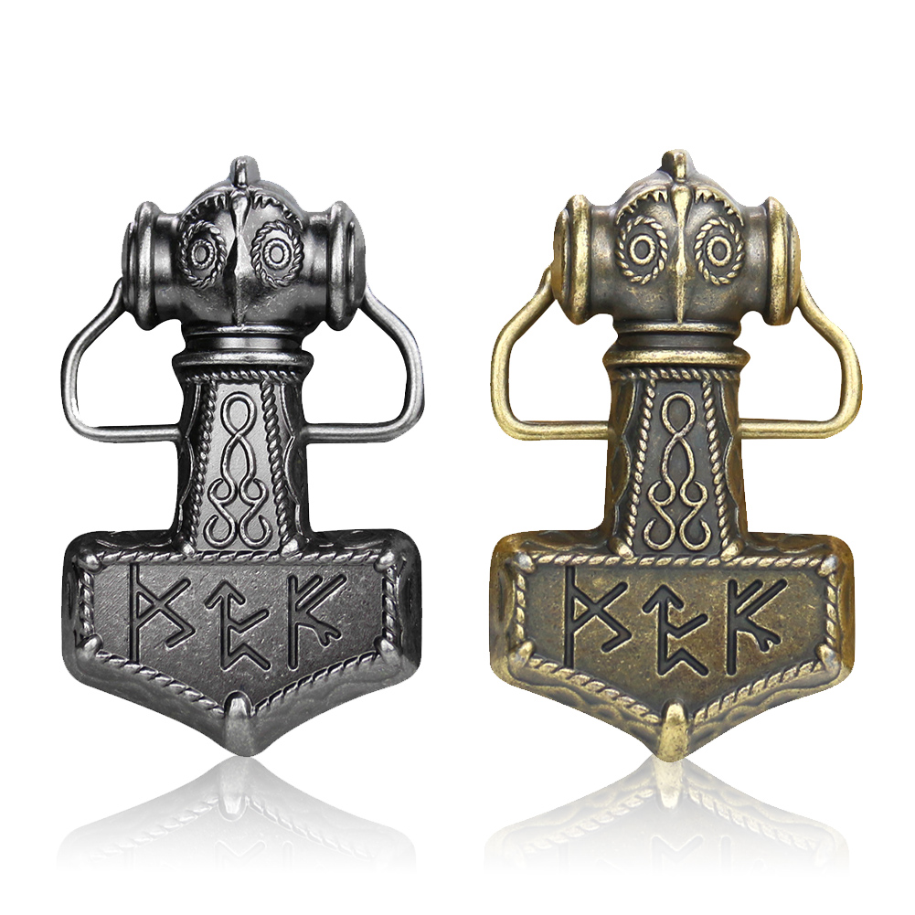 Western Odin Hammer Belt Buckl - Men'S Viking Accessories incelemesi ve fiyatı