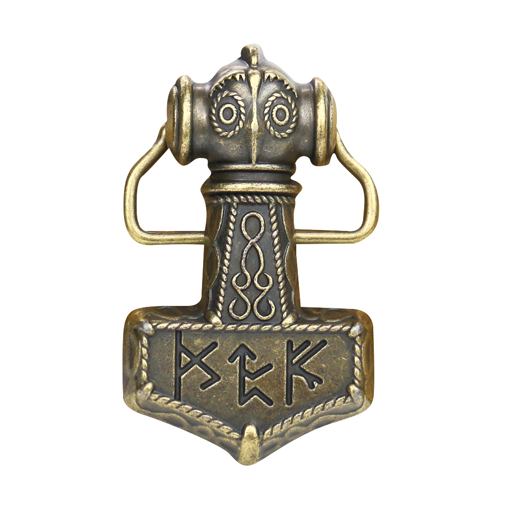Western Odin Hammer Belt Buckl - Men'S Viking Accessories incelemesi ve fiyatı