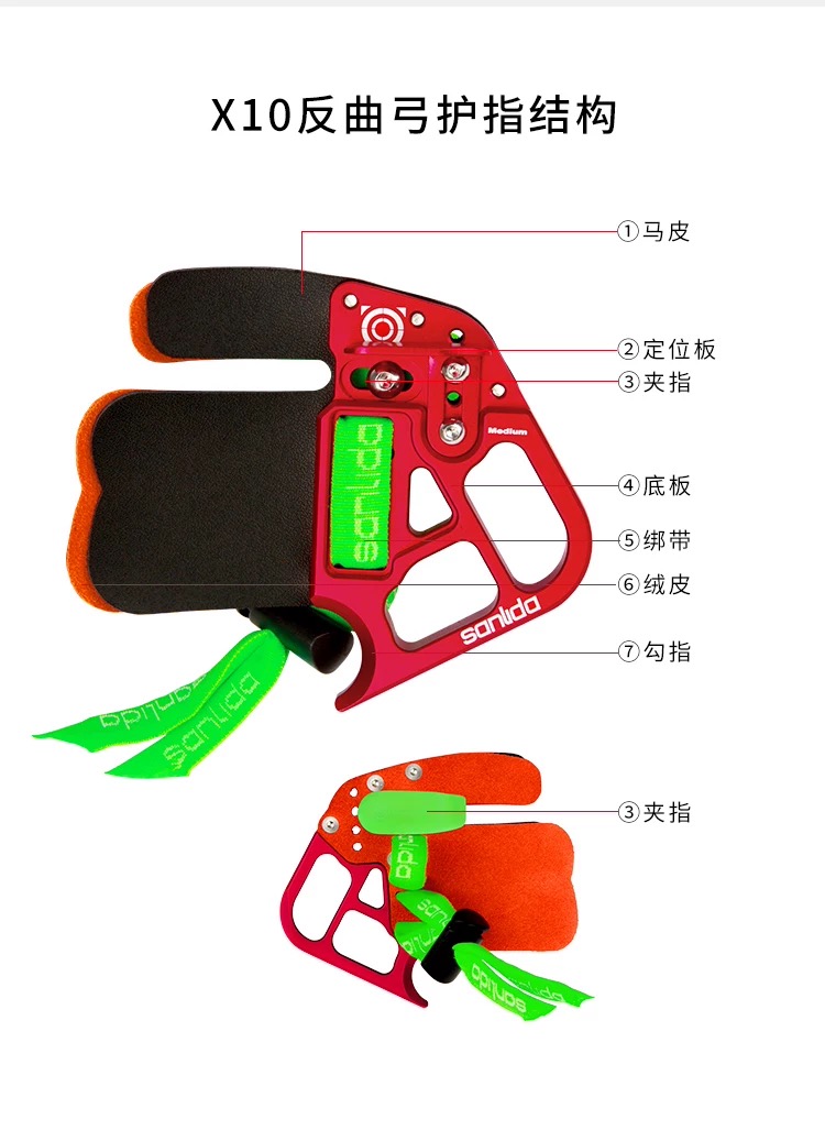SANLIDA X10 Archery Finger Tab - Men'S Accessories Target incelemesi ve fiyatı