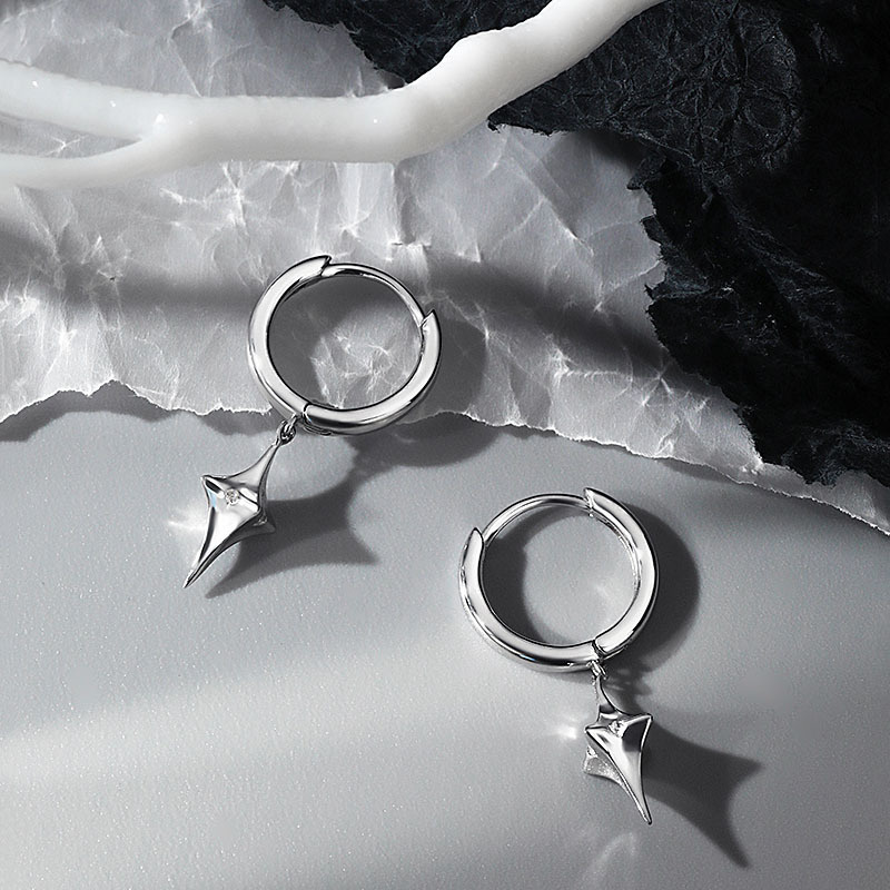 Classic Star Drop Earrings For - Men'S Accessories Drop Shipping incelemesi ve fiyatı
