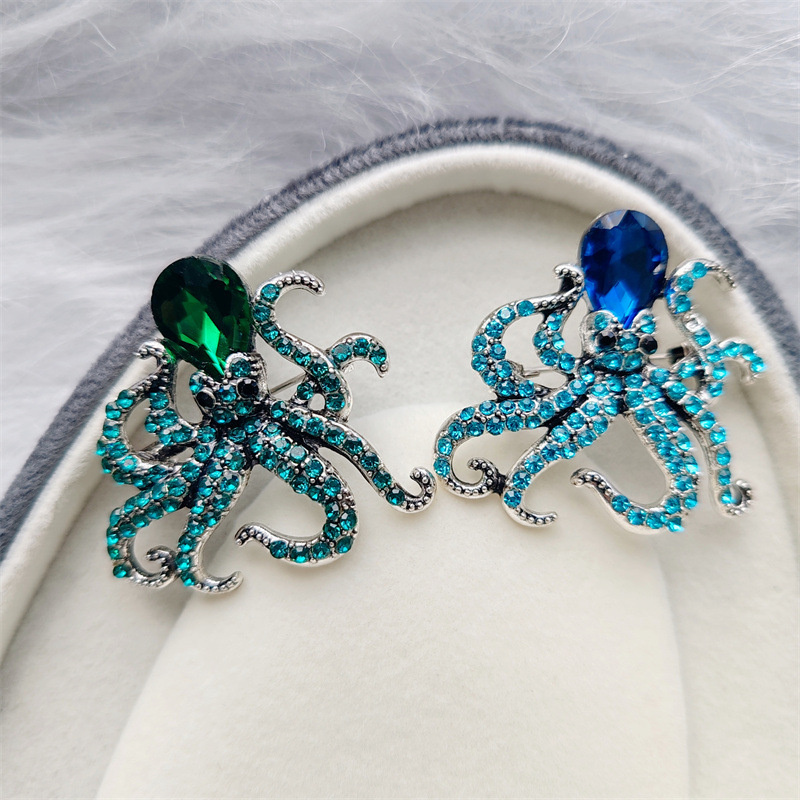 1Pc Retro Octopus Brooch for M - Men'S Accessories Trends 2025 incelemesi ve fiyatı
