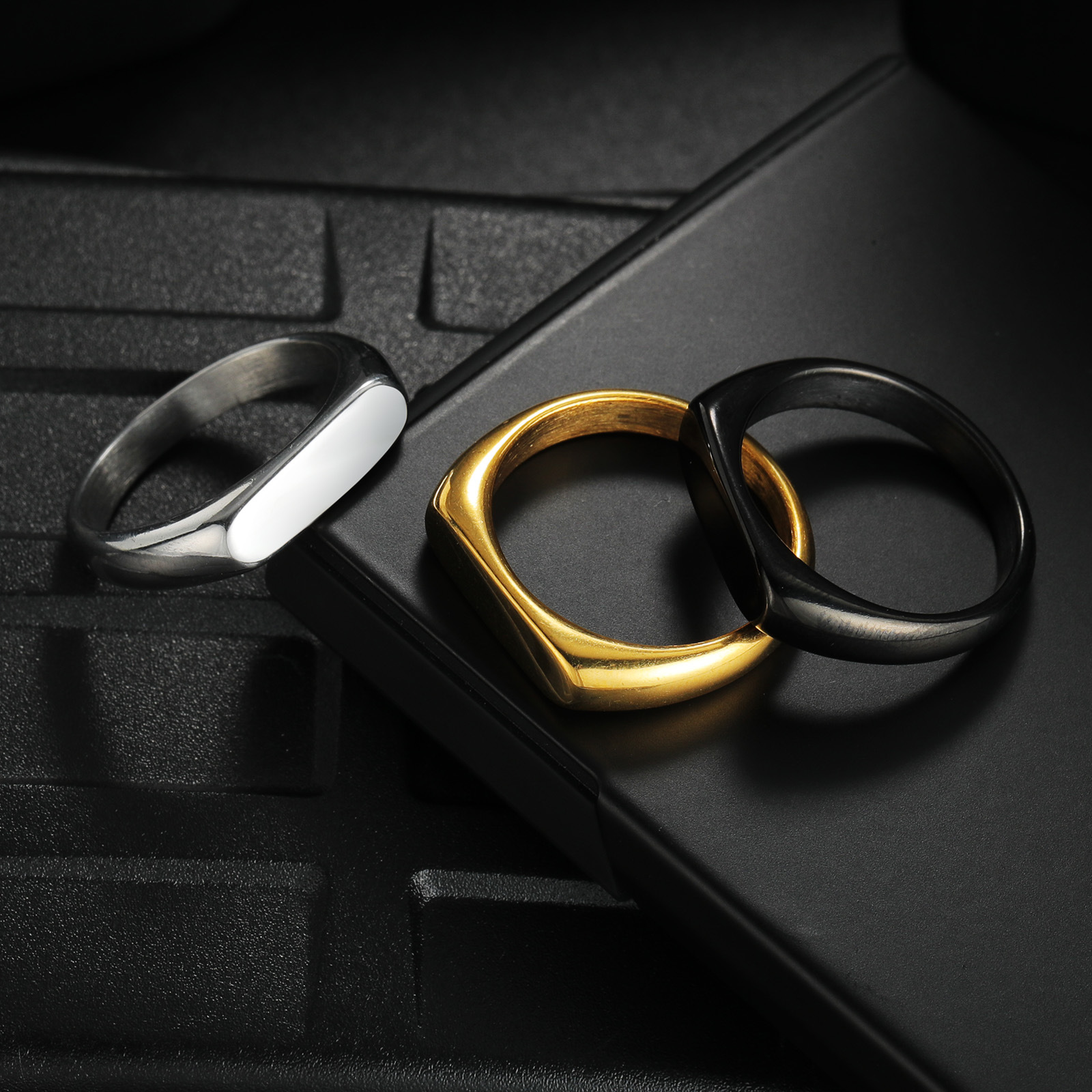 Customizable Stainless Steel S - Signet Ring Men incelemesi ve fiyatı