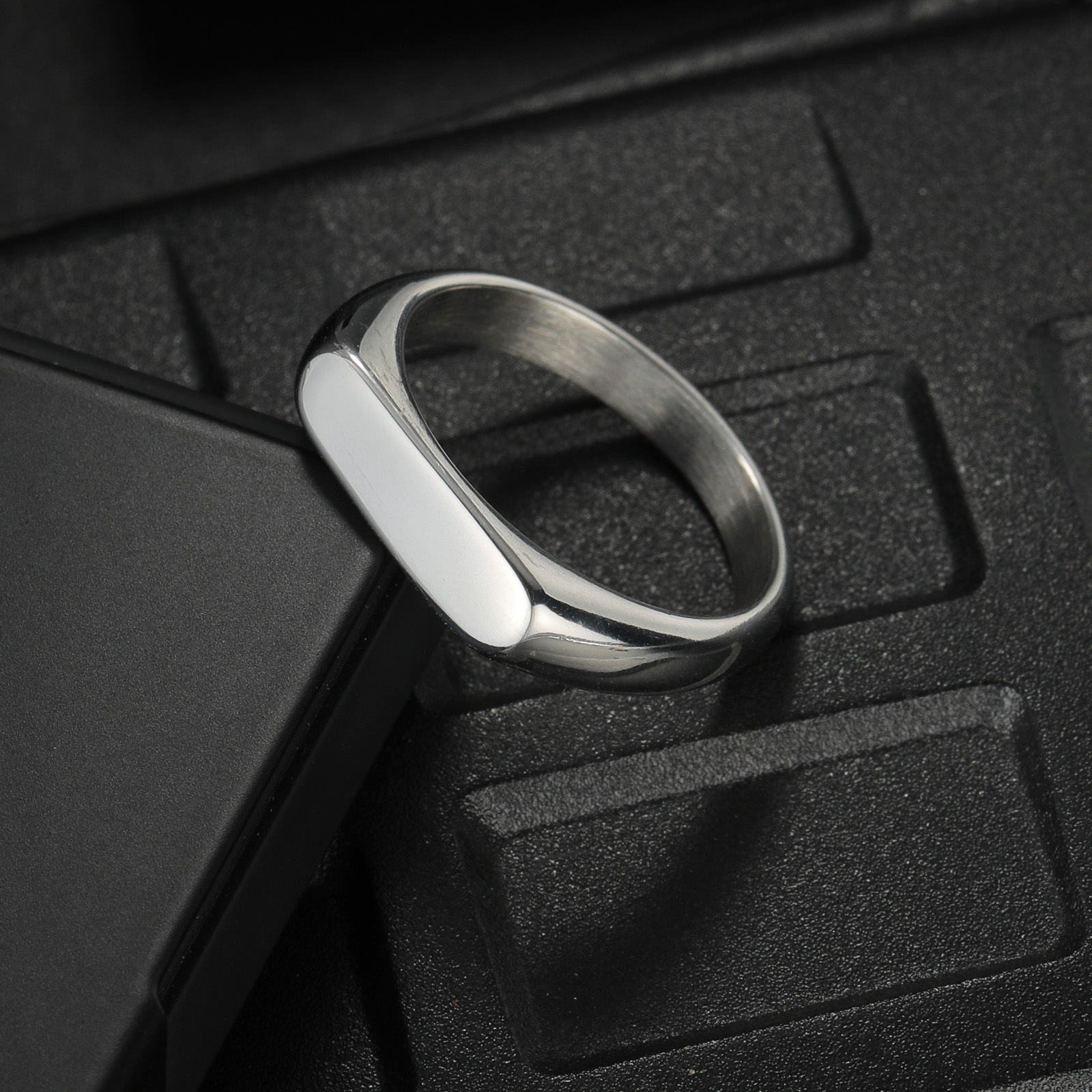 Customizable Stainless Steel S - Signet Ring Men incelemesi ve fiyatı