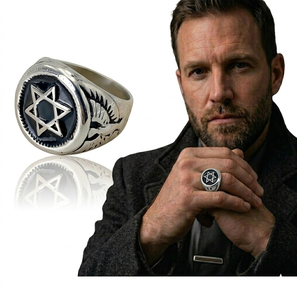 Vintage Star of David Ring for - Signet Ring Men incelemesi ve fiyatı