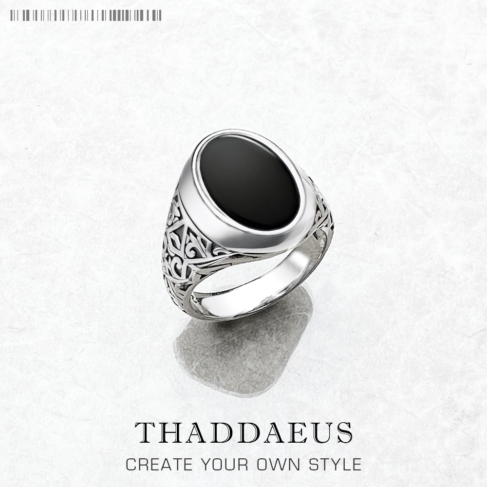 Black Oval Signet Ring Europe  - Signet Ring Men incelemesi ve fiyatı