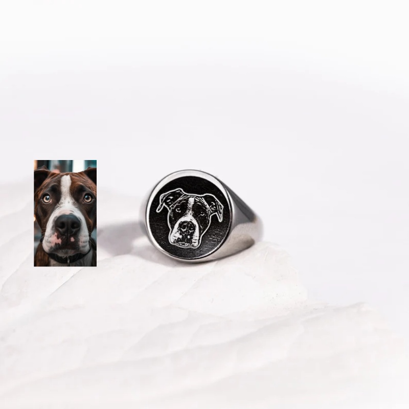 Custom Engrave Photo Signet Ri - Signet Ring Men incelemesi ve fiyatı