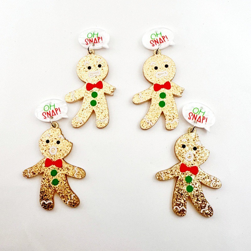 10pcs Cute Christmas Gingerbre - Men'S Accessories And Jewelry incelemesi ve fiyatı