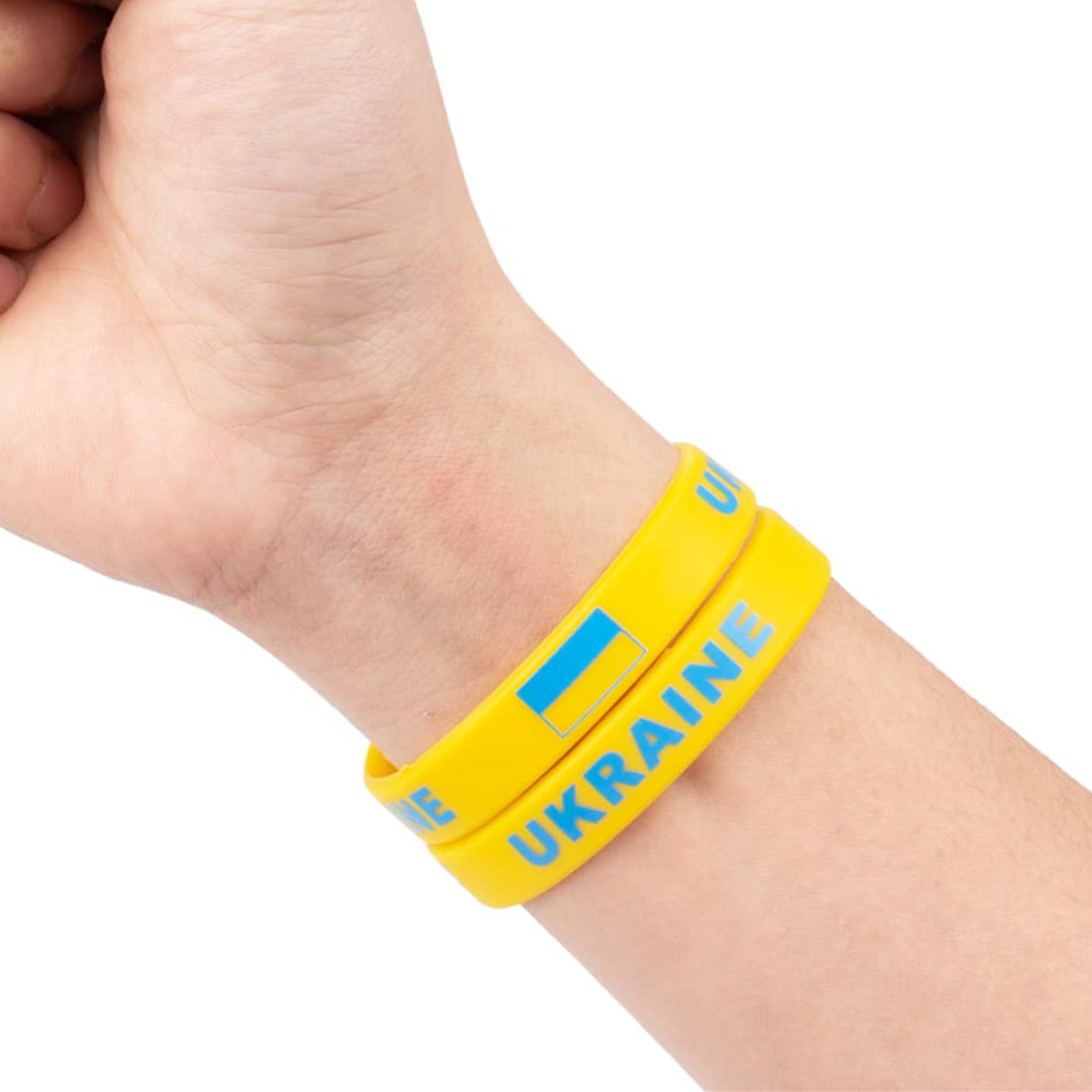 2pcs Ukraine Flag Bracelet Sil - Men'S Accessories Uk incelemesi ve fiyatı