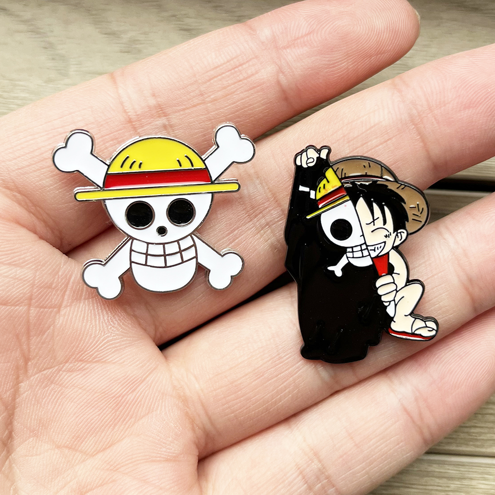 2026 New 2pcs Cute Luffy Anime - Men'S Accessories And Jewelry incelemesi ve fiyatı