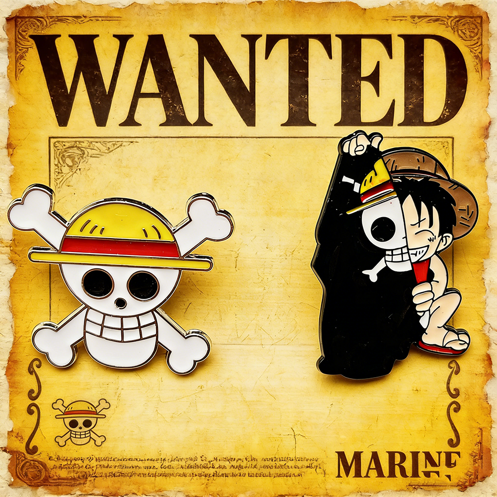 2026 New 2pcs Cute Luffy Anime - Men'S Accessories And Jewelry incelemesi ve fiyatı