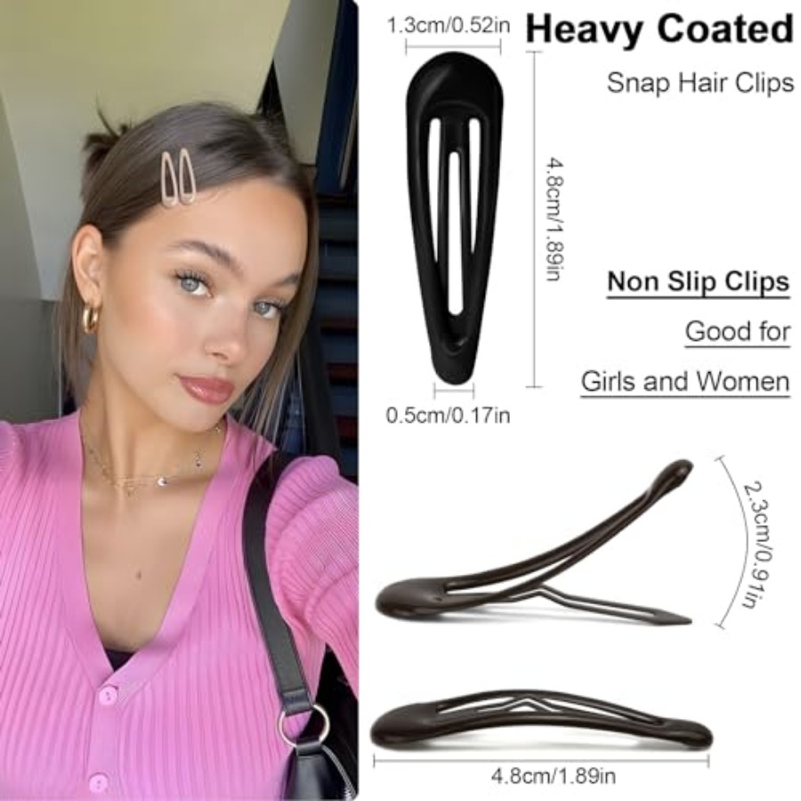 Snap Hair Clips for Women Wate - Men'S Accessories Drop Shipping incelemesi ve fiyatı