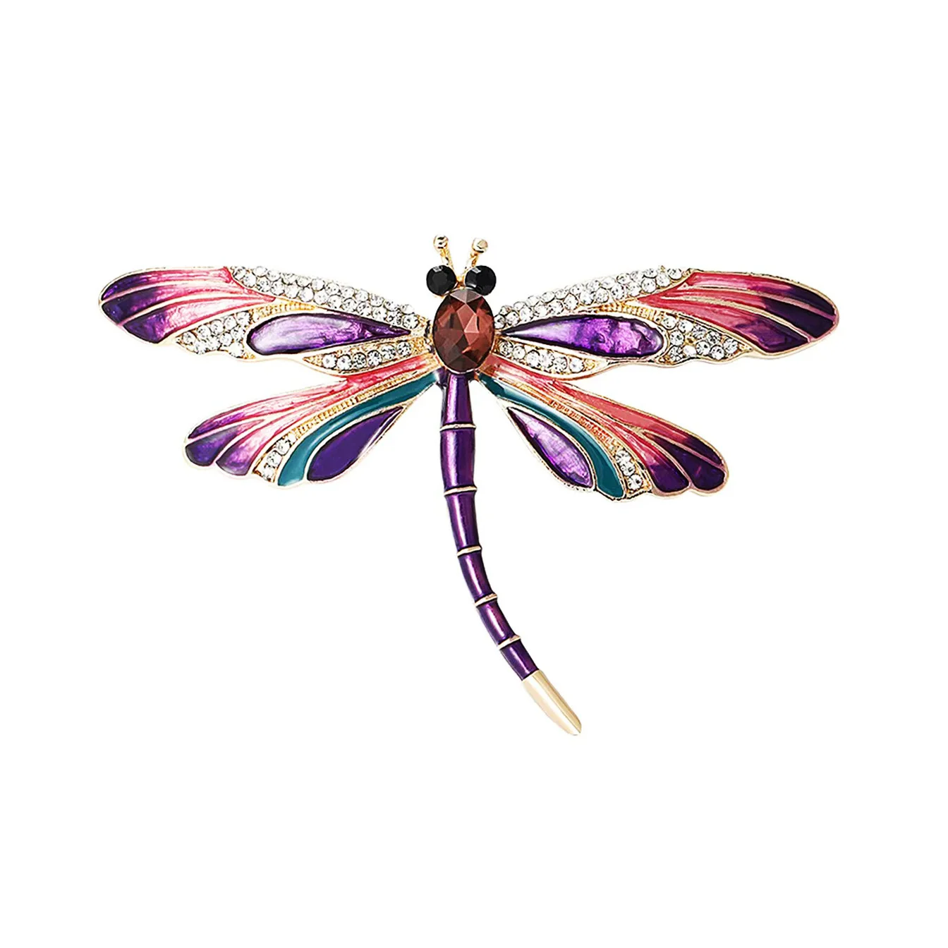 1Pc Trendy Dragonfly Brooches  - Men'S Accessories Trends 2025 incelemesi ve fiyatı