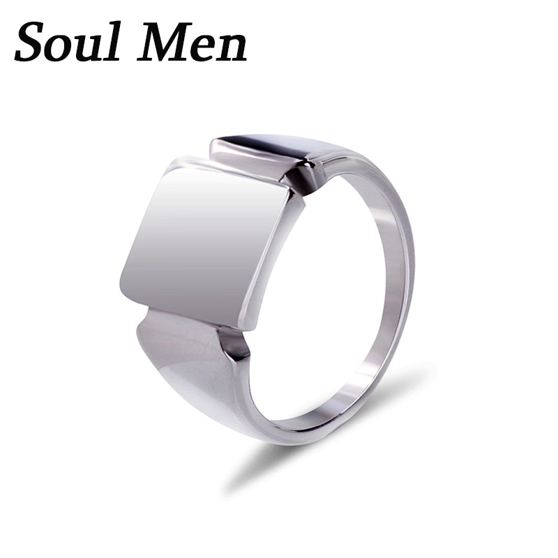 Soul Men Titanium Steel Rings  - Signet Ring Men incelemesi ve fiyatı