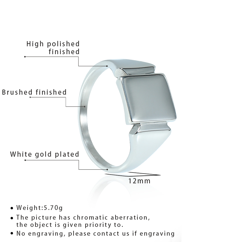 Soul Men Titanium Steel Rings  - Signet Ring Men incelemesi ve fiyatı