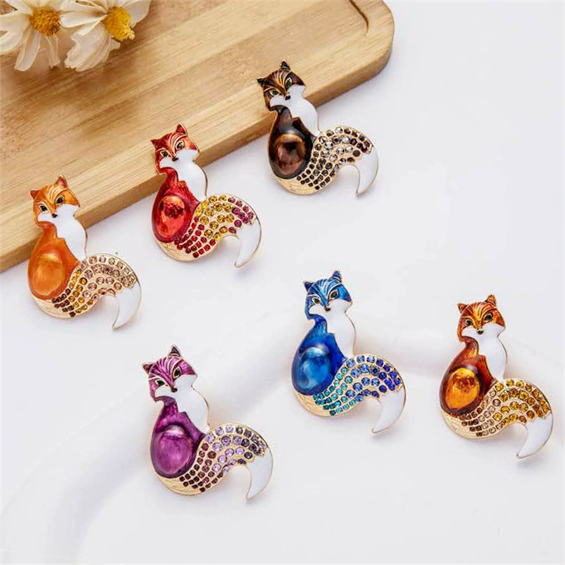 1Pc Retro Fox Brooch for Men W - Men'S Accessories Trends 2025 incelemesi ve fiyatı