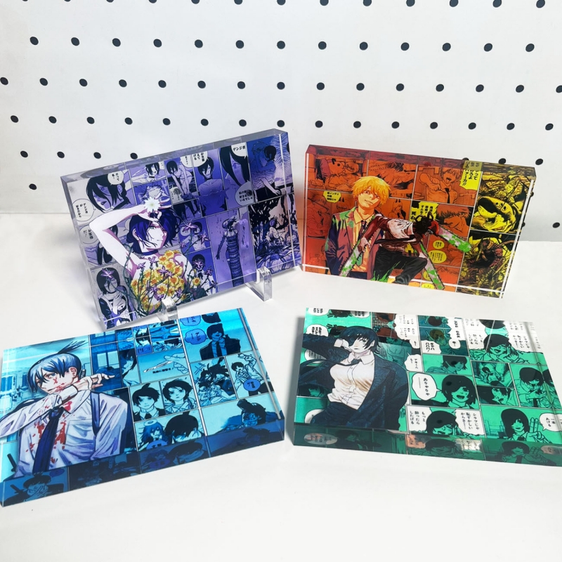 Chainsaw Man Acrylic Block Des - Men Accessories Collection incelemesi ve fiyatı