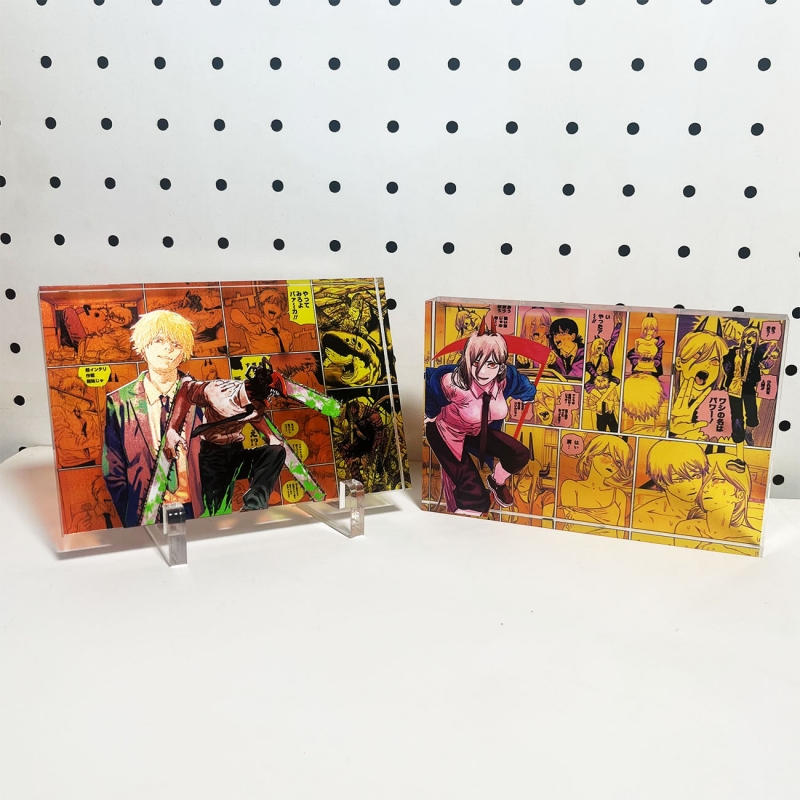 Chainsaw Man Acrylic Block Des - Men Accessories Collection incelemesi ve fiyatı