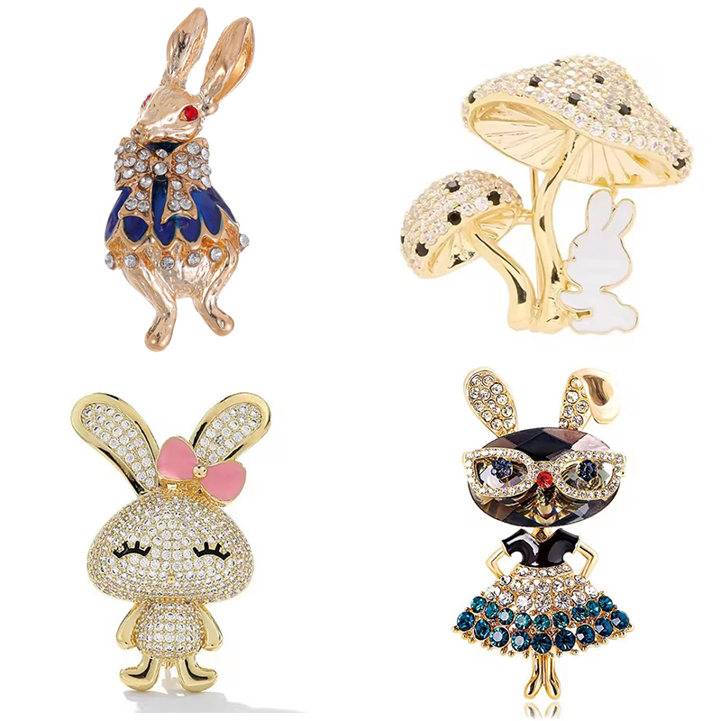 Romantic Rabbit Brooch for Men - Men'S Accessories Trends 2025 incelemesi ve fiyatı