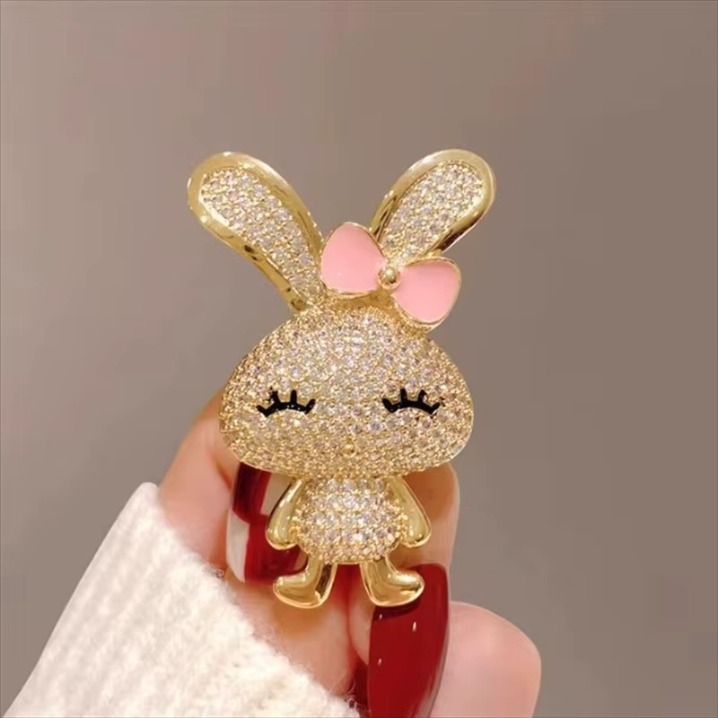 Romantic Rabbit Brooch for Men - Men'S Accessories Trends 2025 incelemesi ve fiyatı