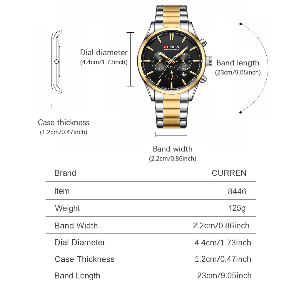 CURREN Casual Quartz Chrono Sp - Men'S Accessories And Jewelry incelemesi ve fiyatı