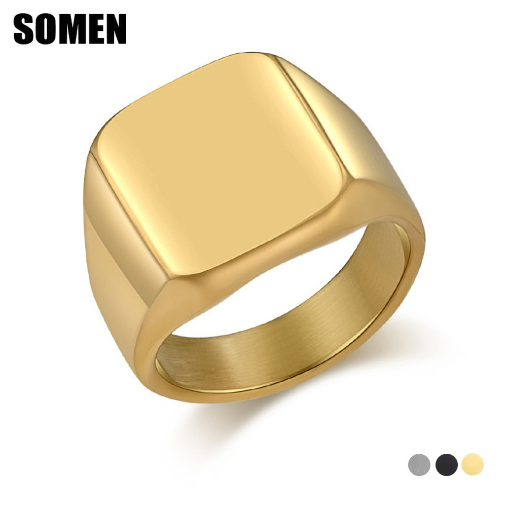 Somen Signet Square Tungsten C - Signet Ring Men incelemesi ve fiyatı