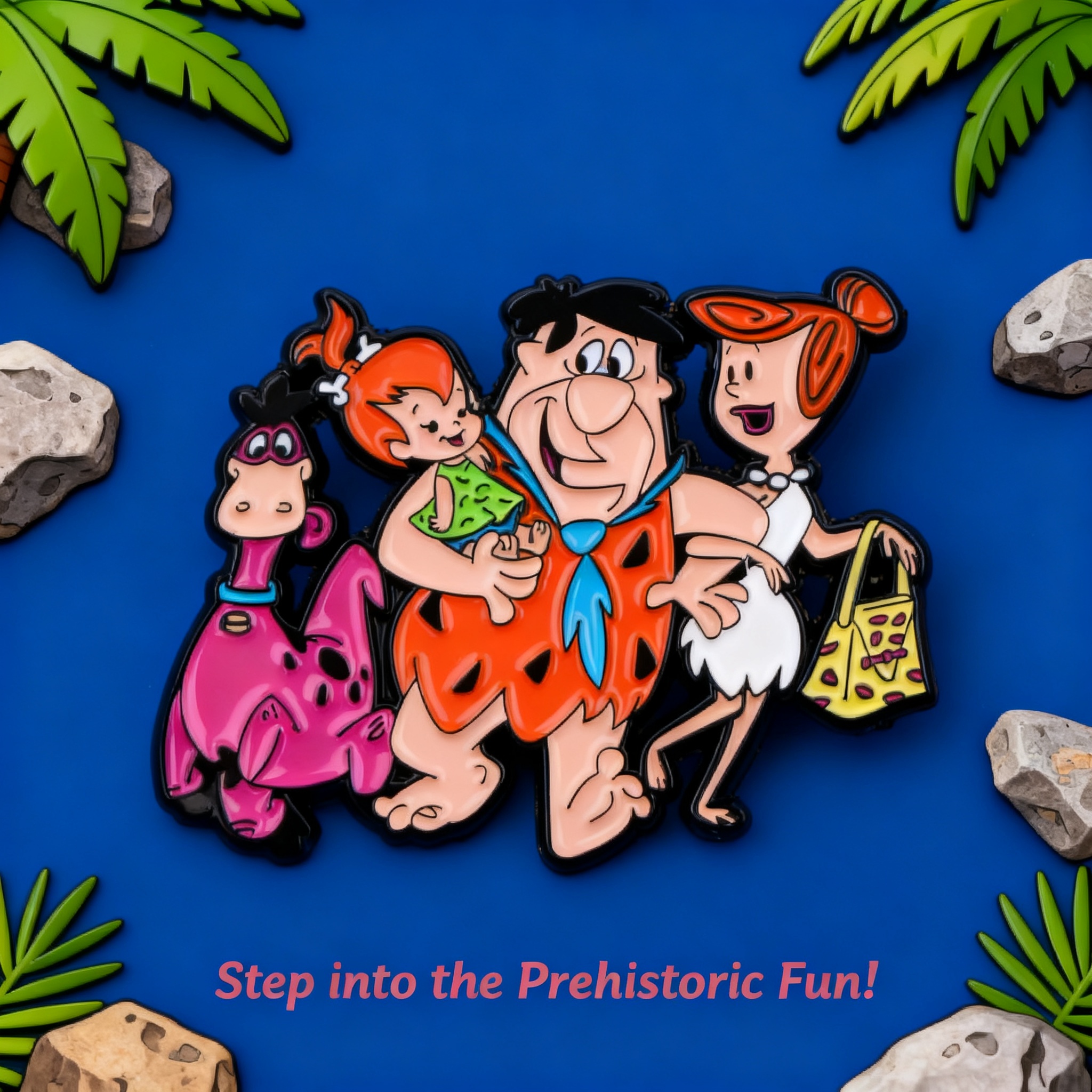 Cartoon Dinosaur Enamel Pin Ba - Men'S Accessories And Jewelry incelemesi ve fiyatı