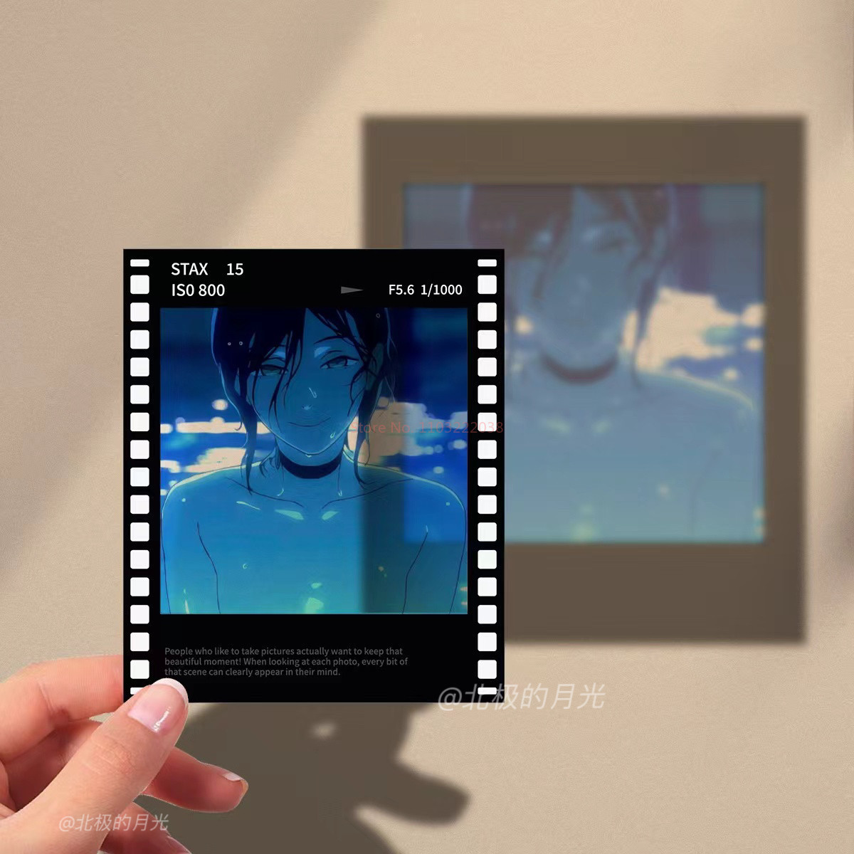 Chainsaw Man Reze Arc Polaroid - Men Accessories Collection incelemesi ve fiyatı
