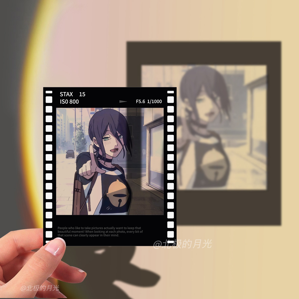 Chainsaw Man Reze Arc Polaroid - Men Accessories Collection incelemesi ve fiyatı