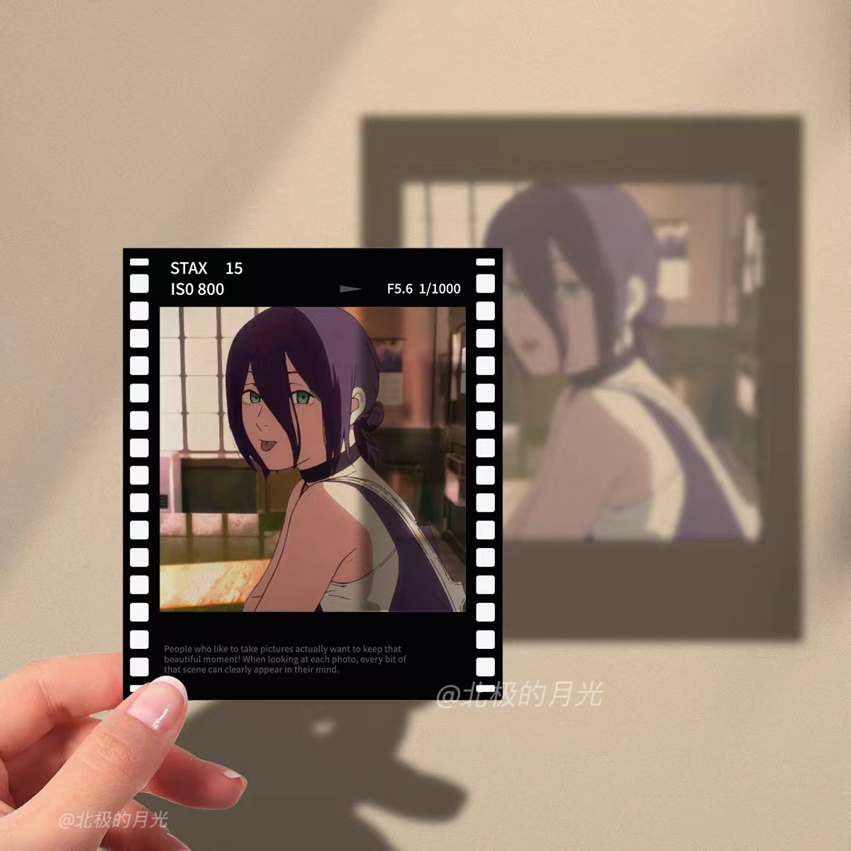 Chainsaw Man Reze Arc Polaroid - Men Accessories Collection incelemesi ve fiyatı