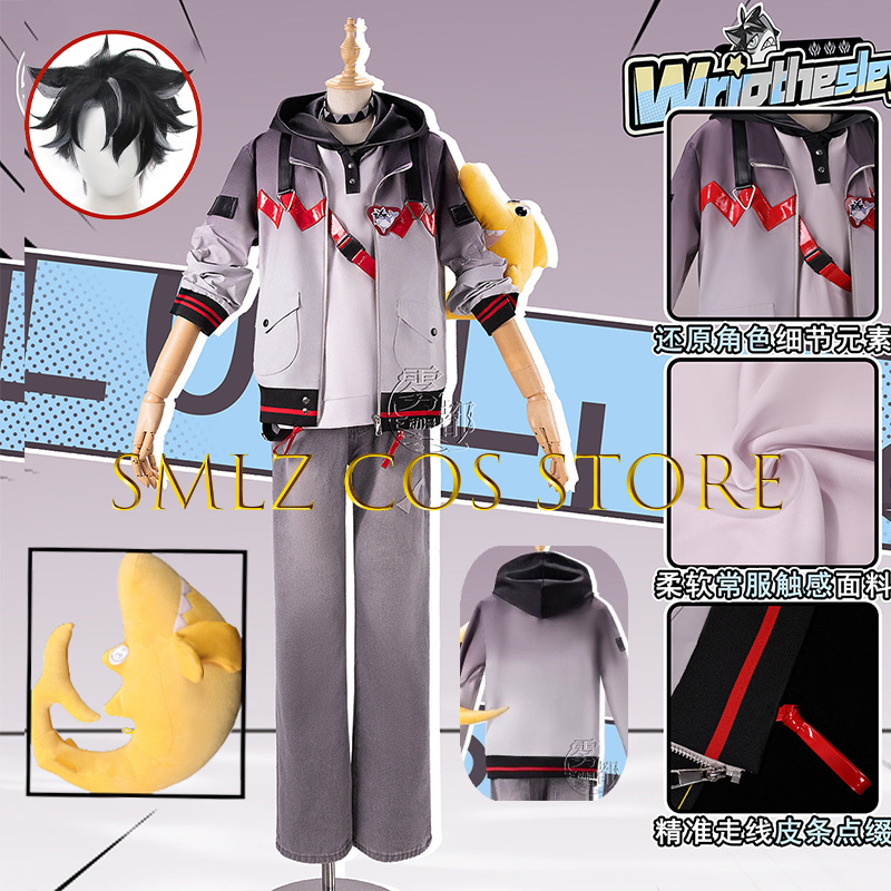 2026 Shark Wriothesley Cosplay - Men Accessories For Suit incelemesi ve fiyatı