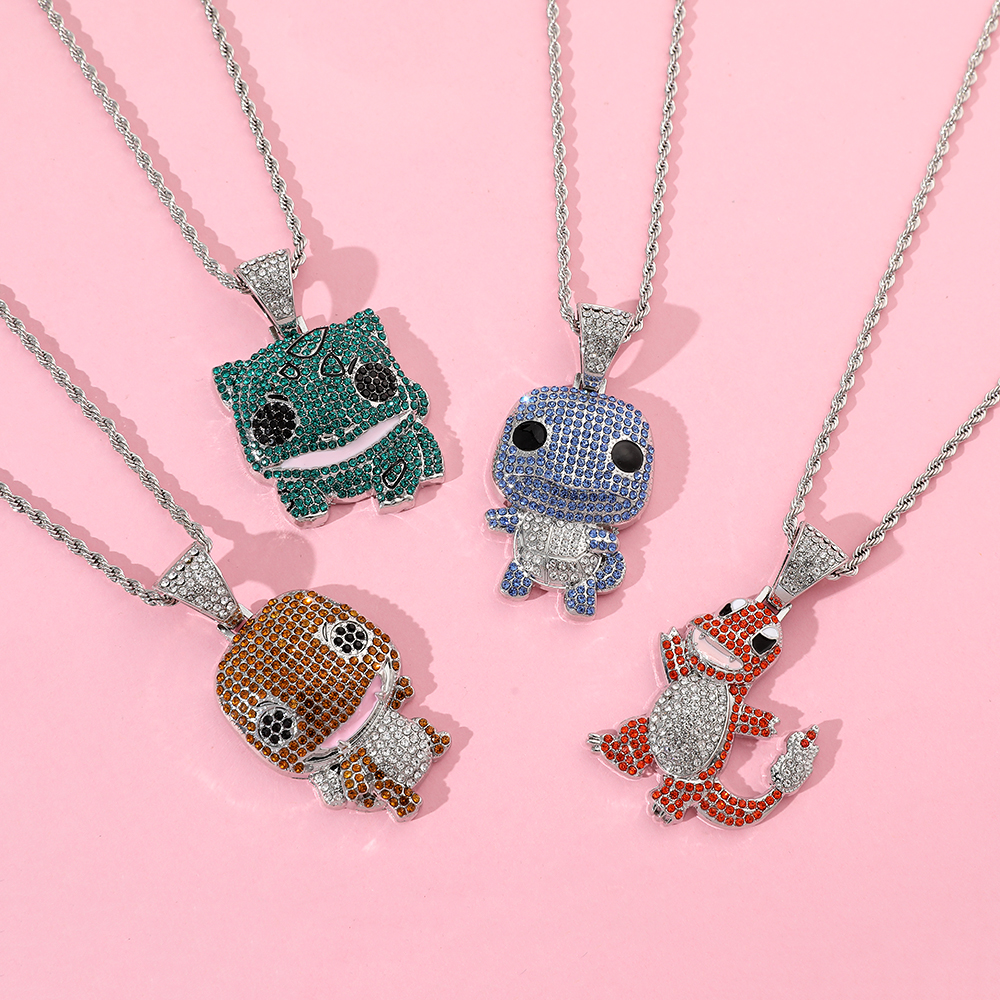 Diamond Studded Squirtle Neckl - Men'S Accessories And Jewelry incelemesi ve fiyatı