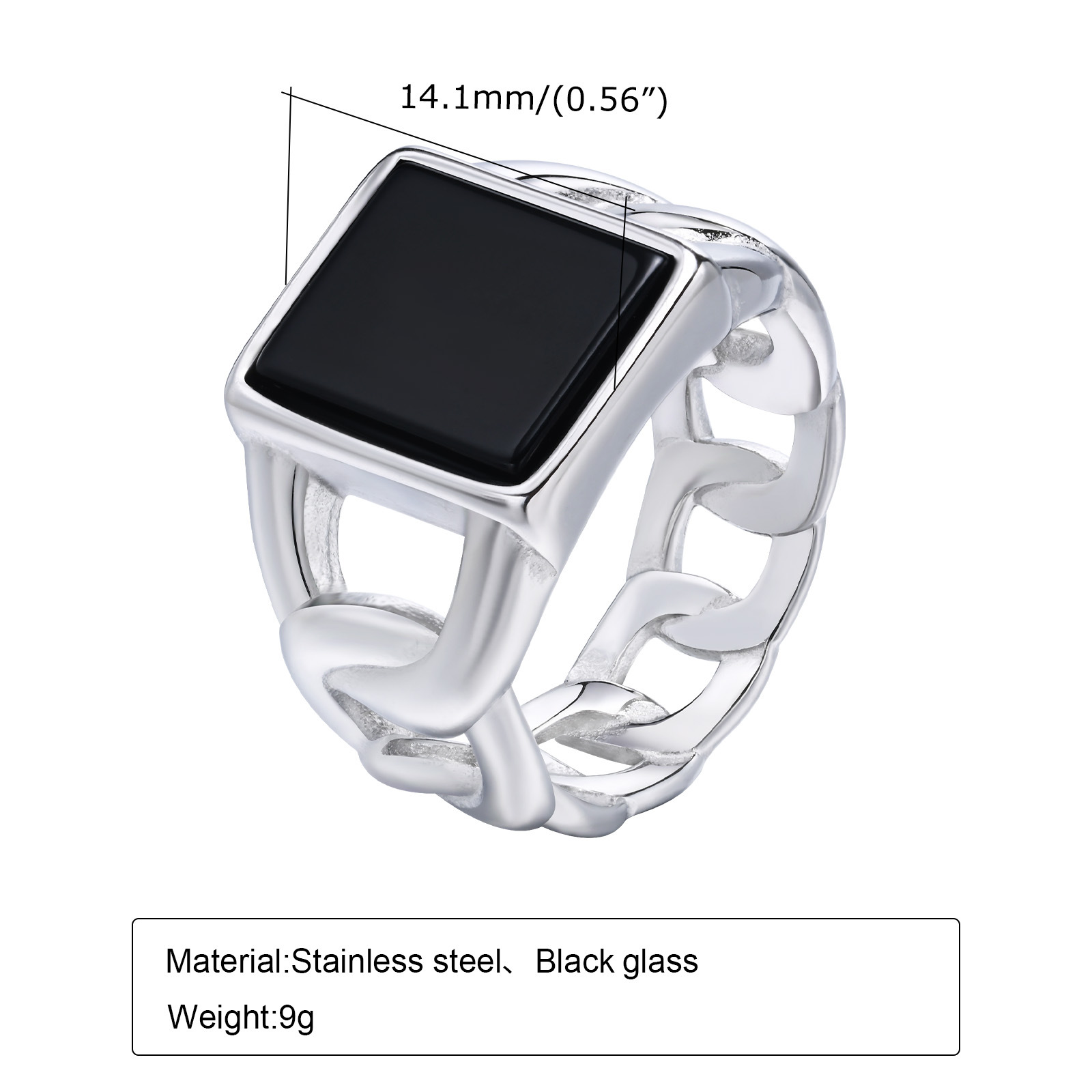 Punk Vintage Stainless Steel S - Signet Ring Men incelemesi ve fiyatı