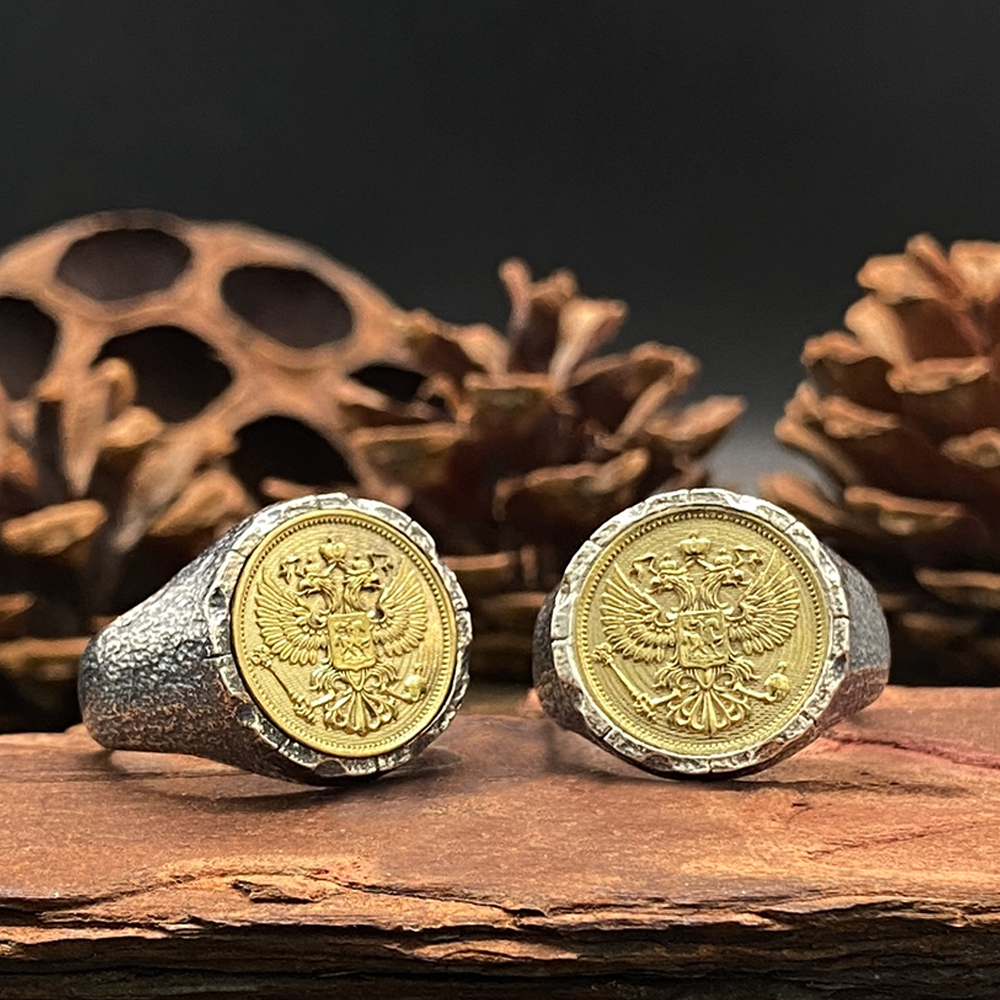 925 Sterling Silver Christian  - Signet Ring Men incelemesi ve fiyatı