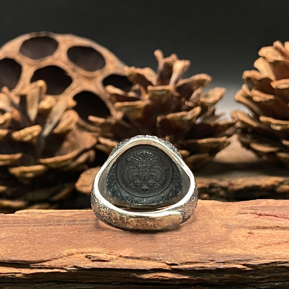 925 Sterling Silver Christian  - Signet Ring Men incelemesi ve fiyatı