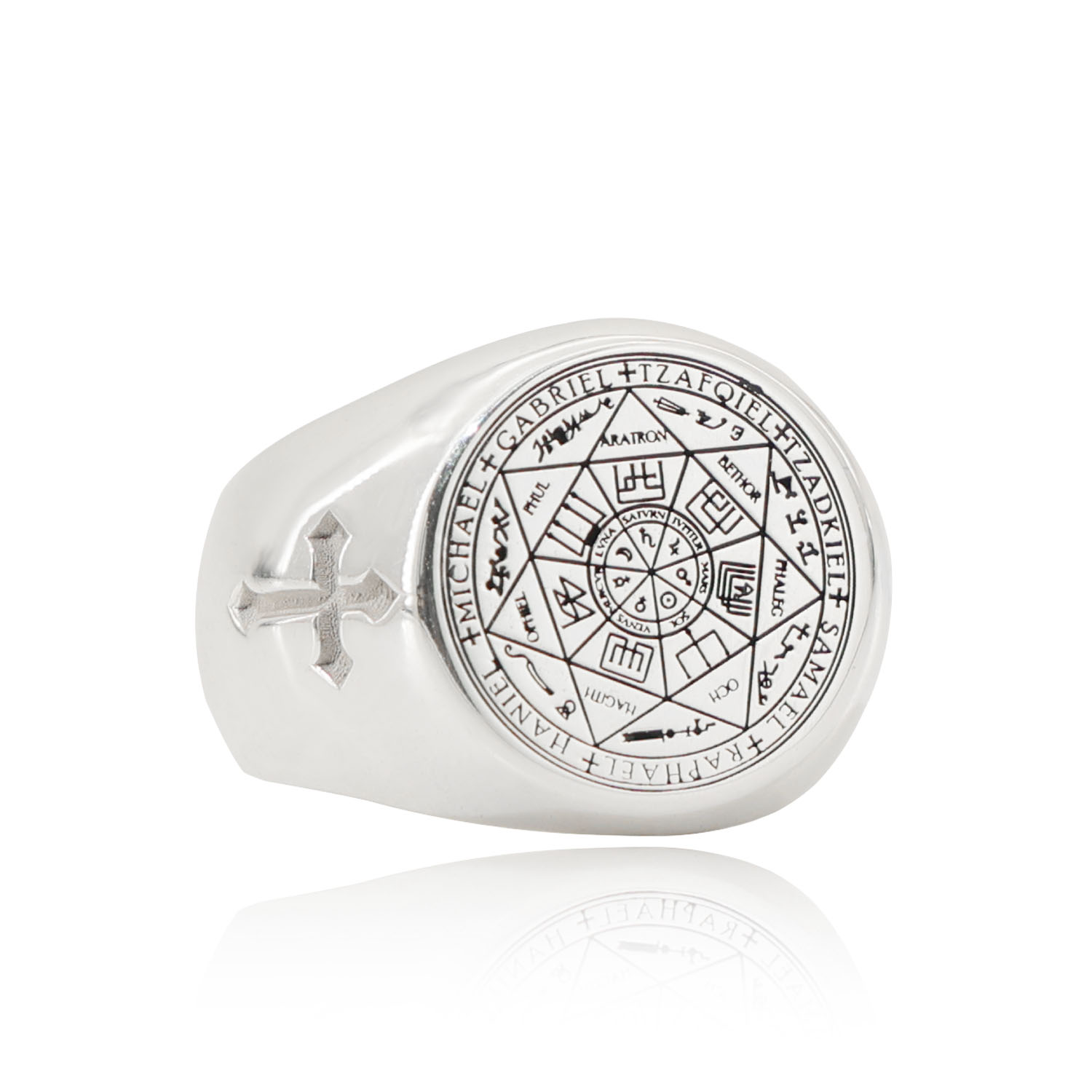 20mm Solid Signet Ring 925 Sil - Signet Ring Men incelemesi ve fiyatı