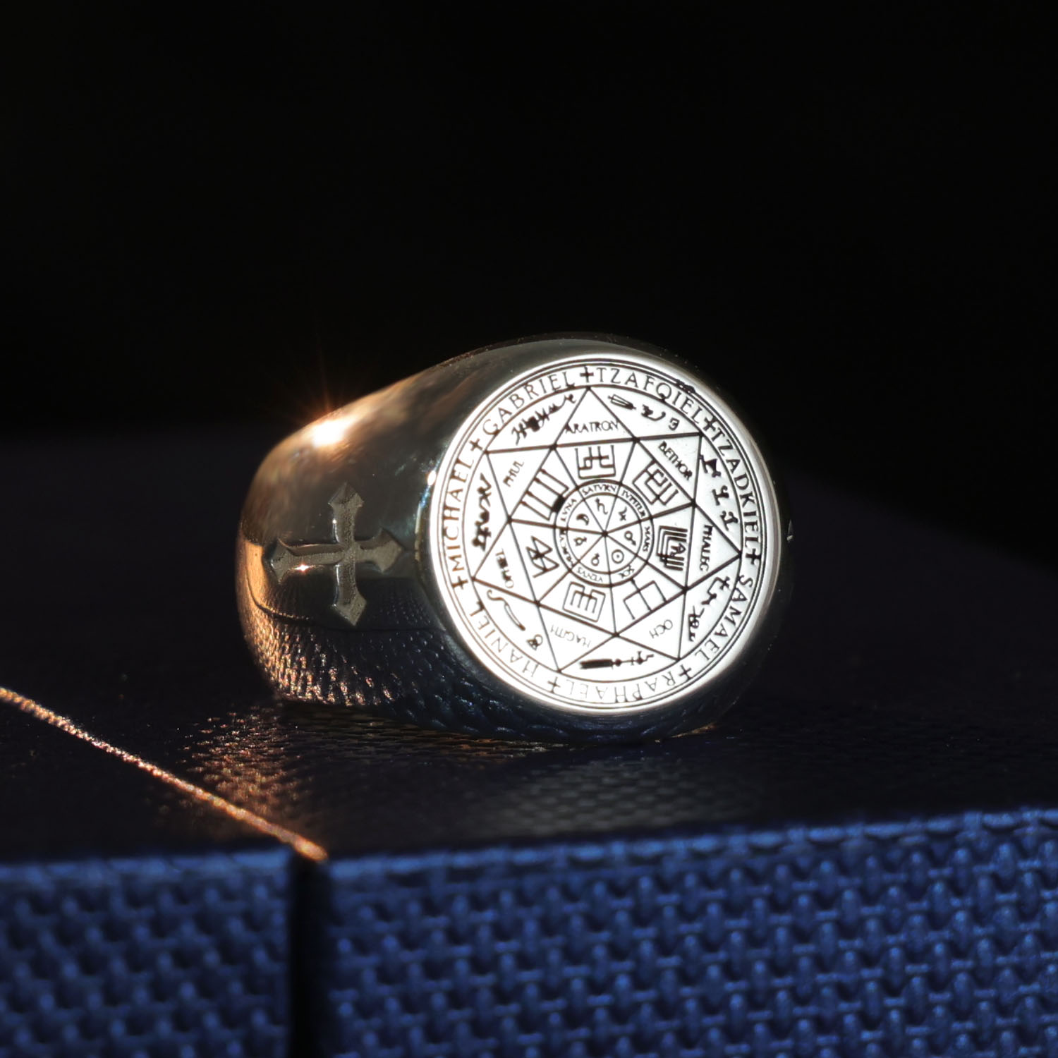 20mm Solid Signet Ring 925 Sil - Signet Ring Men incelemesi ve fiyatı