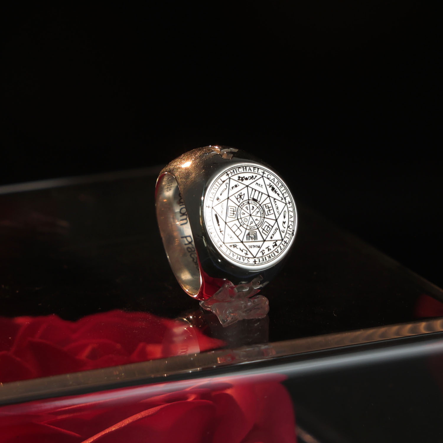 20mm Solid Signet Ring 925 Sil - Signet Ring Men incelemesi ve fiyatı