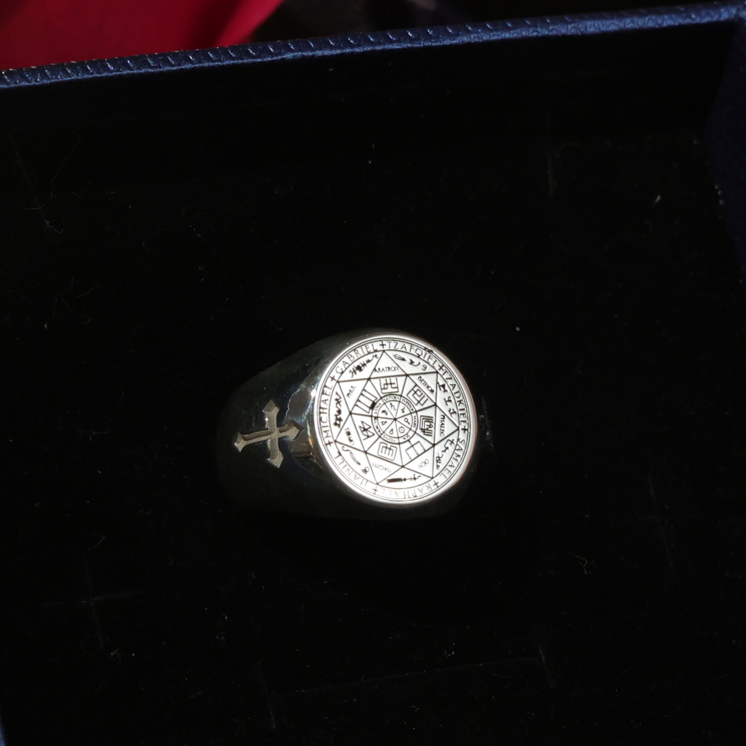 20mm Solid Signet Ring 925 Sil - Signet Ring Men incelemesi ve fiyatı