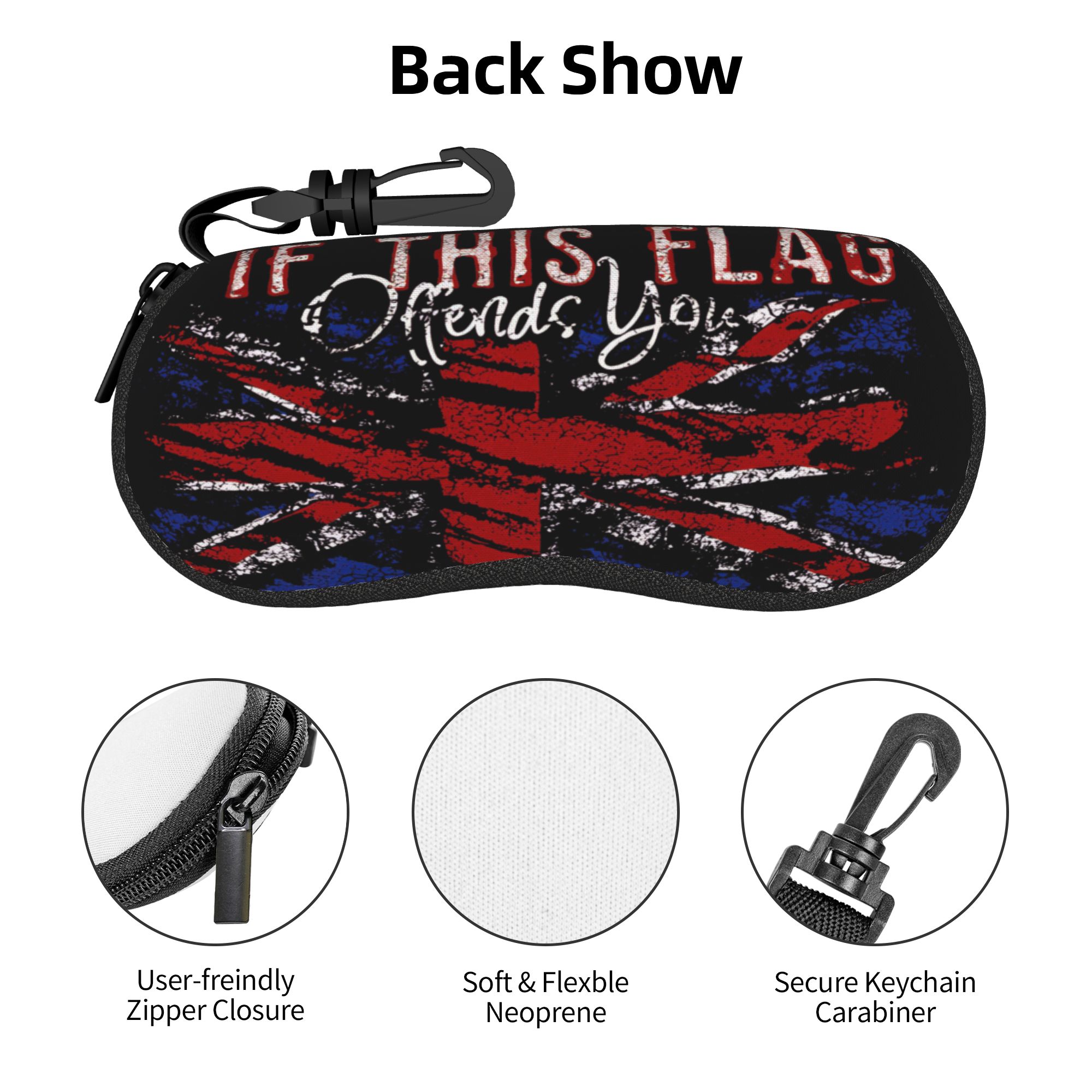 British flag UK Glasses Case M - Men'S Accessories Uk incelemesi ve fiyatı