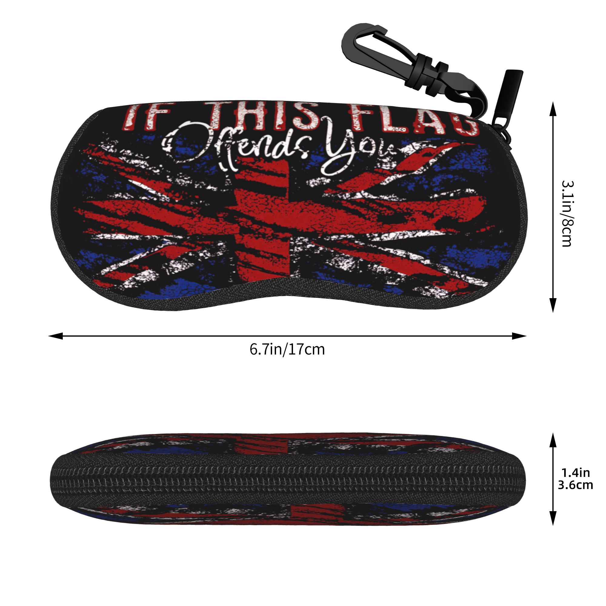 British flag UK Glasses Case M - Men'S Accessories Uk incelemesi ve fiyatı