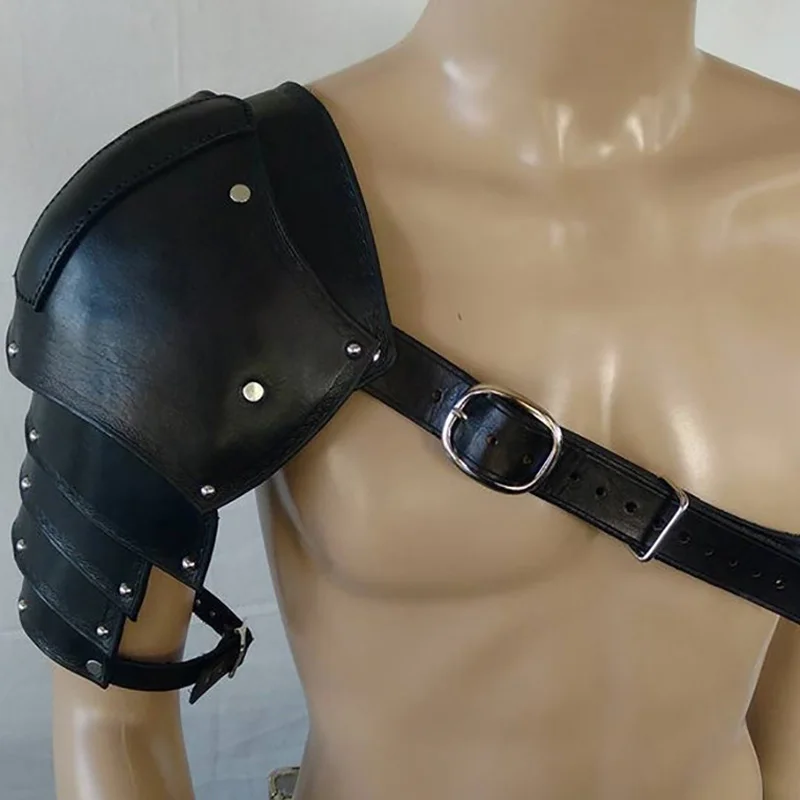 Medieval Leather Shoulder Armo - Men'S Viking Accessories incelemesi ve fiyatı