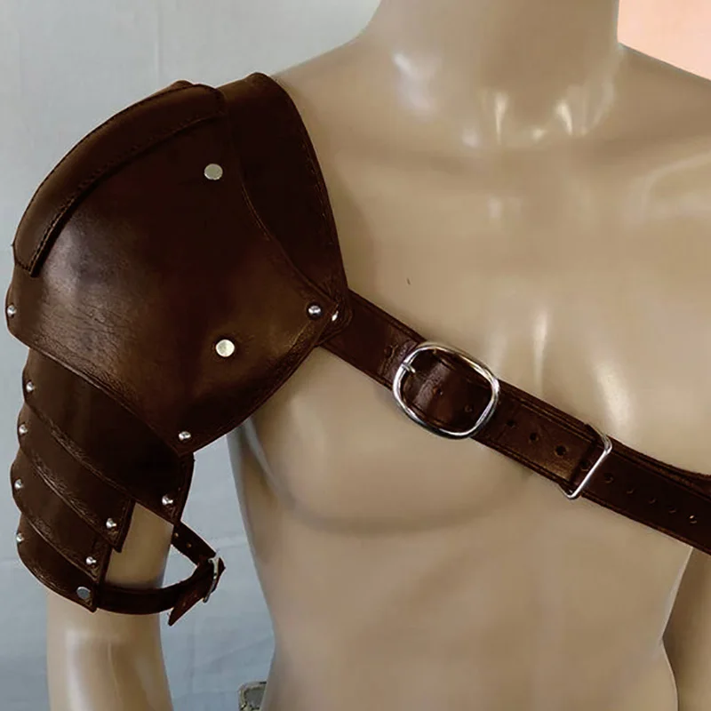Medieval Leather Shoulder Armo - Men'S Viking Accessories incelemesi ve fiyatı