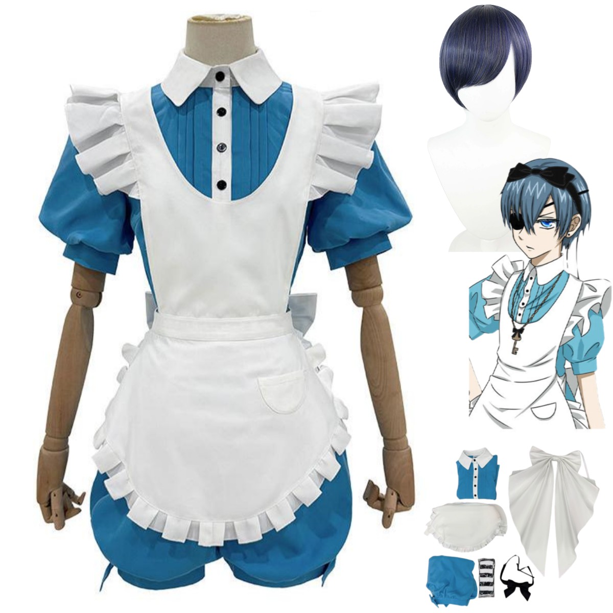 Anime Ciel Phantomhive Smile C - Men Accessories For Suit incelemesi ve fiyatı