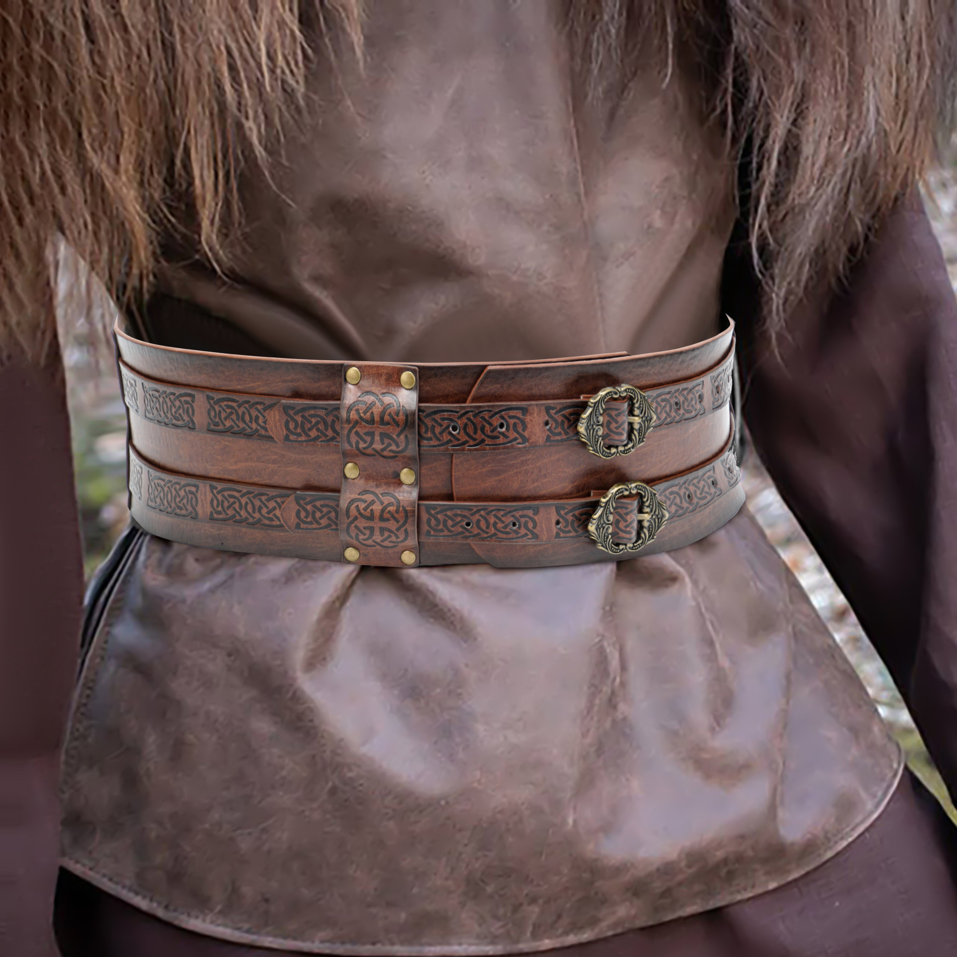 Men Women Runic Leather Belt D - Men'S Viking Accessories incelemesi ve fiyatı