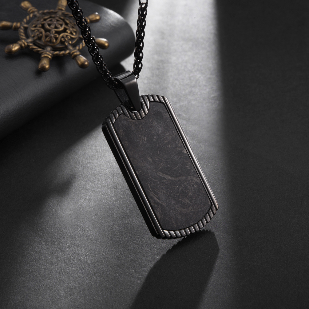 Carbon Fiber Pendant Stainless - Men Accessories List incelemesi ve fiyatı
