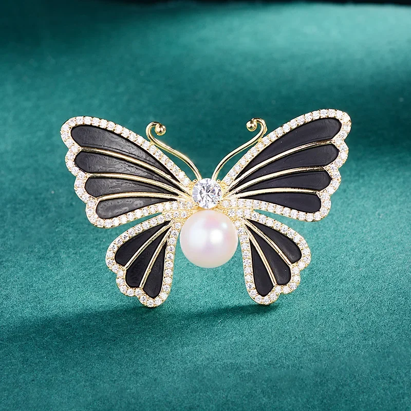 1Pc Chic Pearl Butterfly Brooc - Men'S Accessories Trends 2025 incelemesi ve fiyatı